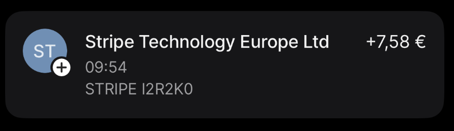 Stripe Notification 3